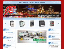 Tablet Screenshot of jayabaruelectric.com